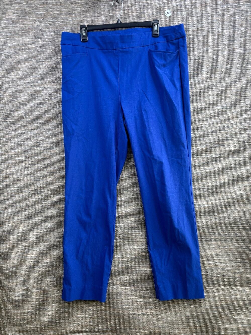 Chico's Brigitte Slim Ankle Pants Womens Size 3T US 16T Royal Blue Casual Career